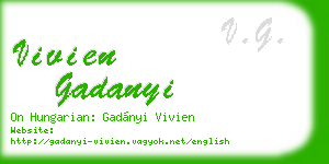 vivien gadanyi business card